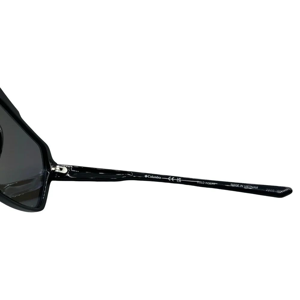 Columbia C573SPN 004 Black Blue Mirror Polarized Navigator Sunglasses NEW